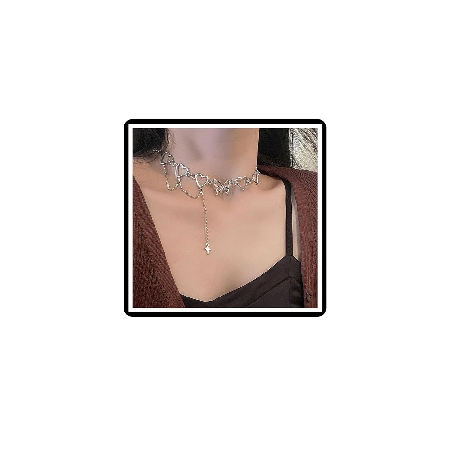 Hexagonal Crystal Column Chain Ring for Women – Fashion Party Jewelry